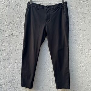 Lululemon ABC‎ Classic Fit Trouser Pant Black Mens 33